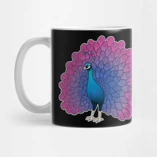 Bisexual Pride Peacock Mug